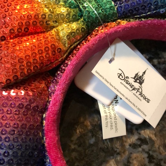 NWT Disney Parks Rainbow Ears Headband - Picture 4 of 6